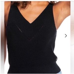 Roxy Crazy Glory Crop Sweater Tank